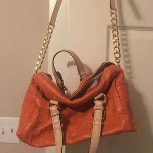 Michael Kors leather satchel handbag